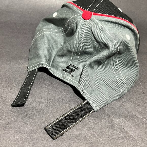 Snap On Tools Strap Back Cap Hat Wild Impact Black Advertising Dad Logo Mens - Picture 13 of 13